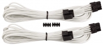 Corsair Premium Sleeved EPS12V ATX12V Dvojni Kabel bel (Gen 4) (CP-8920238)
