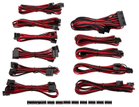 Corsair Premium Pro Sleeved Kabel-Set (Gen 4) črno-rdeča (CP-8920226)