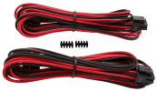 Corsair Premium Sleeved EPS12V ATX12V Dvojni Kabel črno-rdeč (Gen 4) (CP-8920240)