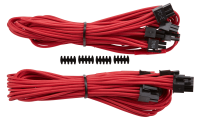 Corsair Premium Sleeved PCIe Dual-kabel (Gen 4) rdeč (CP-8920251)