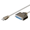 GOOBAY 1,5m USB / D-SUB 25-pin paralelni kabel za tiskalnik 95433 - NA ZALOGI