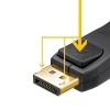 GOOBAY DisplayPort 1.2 (M/M) 1m pozlačen kabel 68798