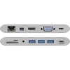 GOOBAY USB-C / 3x USB + HDMI + VGA + MiniDP srebrn multi - adapter (62113)