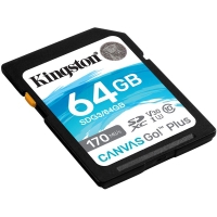 KINGSTON Canvas Go! Plus SD 64GB Class 10 SDG3/64GB