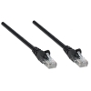 INTELLINET CAT5e UTP 0,5m črn mrežni priključni kabel 318143