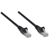 INTELLINET CAT5e UTP 1m črn mrežni priključni patch kabel 320740