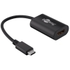 GOOBAY USB-C (M)/ HDMI (Ž) 4k 60 Hz 0,2 m črn adapter 38532