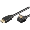 GOOBAY High Speed HDMI 90° z mrežno povezavo pozlačen 1,5m (61295)