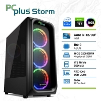 PCPLUS Storm i7-12700F/16GB/1TB/RTX4060