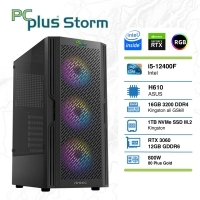 PCPLUS Storm i5-12400F/16GB/1TB/RTX3060 12GB (145472)