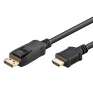 GOOBAY DisplayPort na HDMI 1m 4K 60Hz kabel
