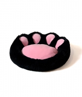 Blazina GO GIFT Dog and cat bed XXL - black-pink - 85x85 cm 