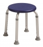 Sedež za tuš okrogel ANTAR Navy blue PLS005G