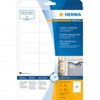 HERMA A4 etikete zunanje lepilni film bela 63,5x33,9 mm, 240 kosov 9532