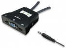 KVM Switch 2-Port Manhattan USB + Kabel black 151245