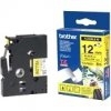 Kaseta s trakom Brother 12mm rumeno/črna TZEFX631