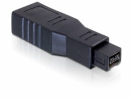 FireWire Adapter Delock FW800 9Pin -> FW400 6Pin St/Bu 65154