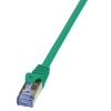 LogiLink CAT6A S/FTP Patchkabel AWG26 PIMF green 1,00m CQ3035S