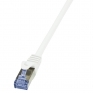 LogiLink CAT6A S/FTP Patchkabel AWG26 PIMF white 1,00m CQ3031S