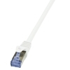 LogiLink CAT6A S/FTP Patchkabel AWG26 PIMF white 1,00m CQ3031S
