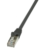 LogiLink CAT5e F/UTP Patchkabel AWG26 black 1,00m CP1033S