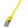 LogiLink CAT5e F/UTP Patchkabel AWG26 yellow 1,00m CP1037S