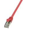 LogiLink CAT5e F/UTP Patchkabel AWG26 red 1,00m CP1034S