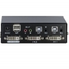 KVM Switch Inter-Tech KVM-AS-21DA Metal 88887200
