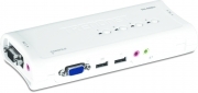 TrendNet KVM 4-Port USB Switch Kit Audio TK-409K