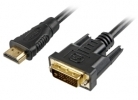 Kabel Sharkoon HDMI-> DVI-D (24+1) 2m black 4044951015214