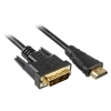 Kabel Sharkoon HDMI -> DVI-D (24+1) 3m black 4044951015221