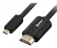 Kabel Sharkoon HDMI -> micro HDMI 4K 1m black 4044951017966