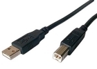 Kabel Sharkoon USB 2.0 A-B 0,5m black 4044951015245