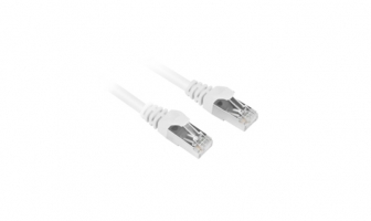 Kabel Sharkoon RJ45 CAT.6 SFTP 0,25m white 4044951015030