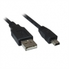 Kabel Sharkoon USB 2.0 A-B Mini 0,5m black 4044951015559