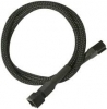 Kabel Nanoxia 3-Pin podaljšek, 30 cm, črn NX3PV30