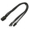 Kabel Nanoxia 6- na 6+2-Pin, 30 cm, črn Single NXP683E