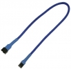 Kabel Nanoxia 3-Pin podaljšek moder, 30 cm, NX3PV30B