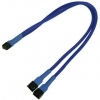 Kabel Nanoxia 3-Pin Y-Kabel, 30 cm, moder NX3PY30B
