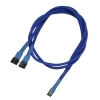 Kabel Nanoxia 3-Pin Y-Kabel, 60 cm, moder NX3PY60B