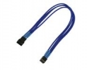 Kabel Nanoxia PWM podaljšek moder, 30 cm, Single, NXPWV3EB
