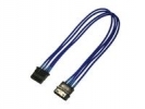 Kabel Nanoxia 4-Pin podaljšek moder, 30 cm, Single, NX4PV3EB