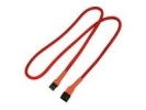 Kabel Nanoxia 3-Pin podaljšek rdeč , 60 cm, NX3PV60R