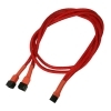 Kabel Nanoxia 3-Pin Y-Kabel, 60 cm, rdeč NX3PY60R