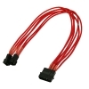 Kabel Nanoxia 4-Pin na 2 x 3-Pin, Single, 30 cm,  rdeč NX42A30R