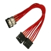 Kabel Nanoxia 4-Pin Y-Kabel, 20 cm, Single, rdeč NX4PY2ER