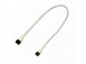 Kabel Nanoxia 3-Pin podaljšek bel , 30 cm, NX3PV30W