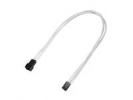 Kabel Nanoxia 3-Pin podaljšek bel , 30 cm, Single, NX3PV3EW