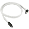 Kabel Nanoxia SATA 6Gb/s Kabel 45 cm kotni 90st bel, NXS6G4W