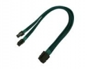 Kabel Nanoxia EPS podaljšek zelen , 30 cm, Single, NX8PV3EG